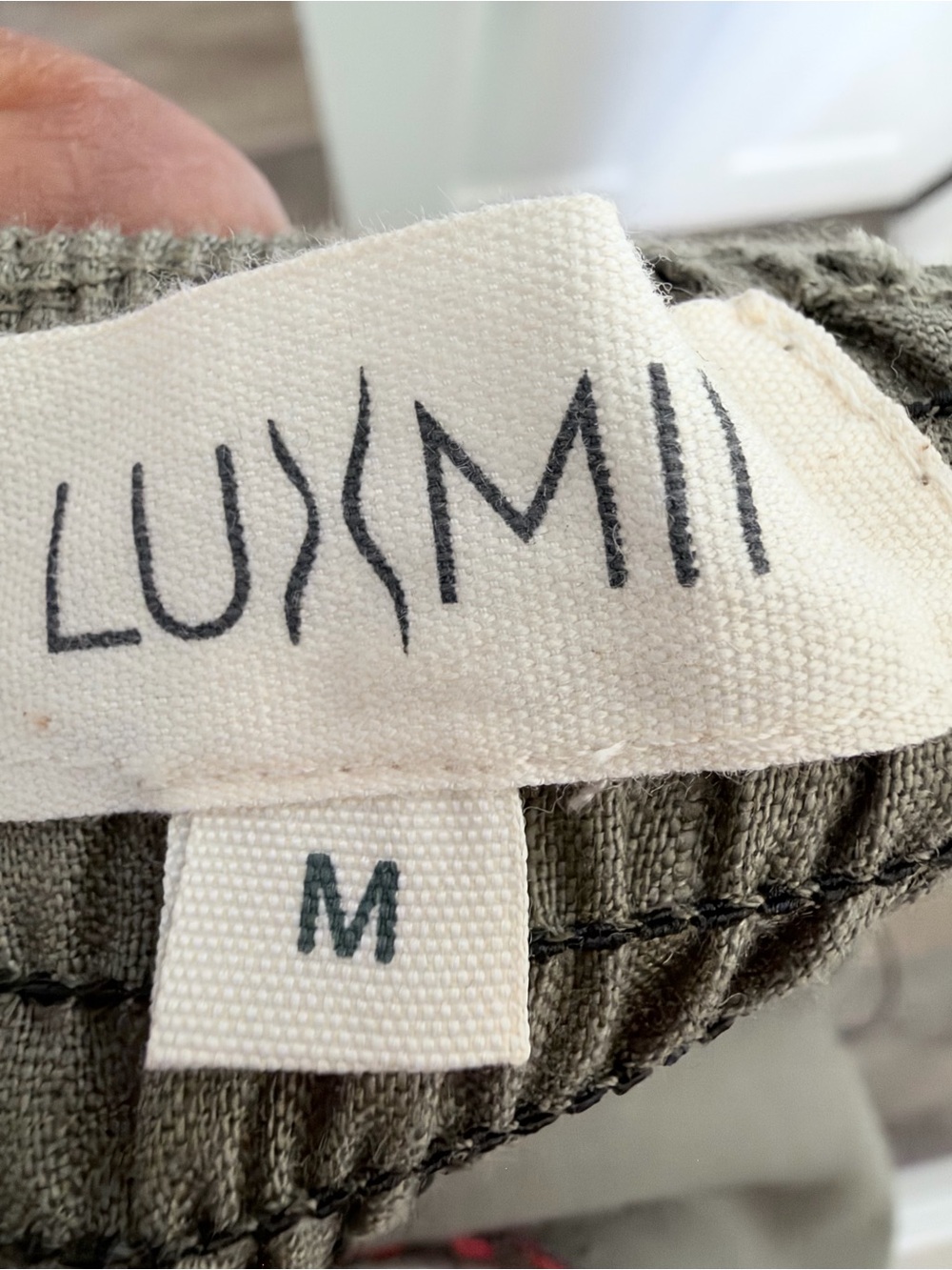 Luxmii Farfalla Midi Dress Khaki Sz M - Picture 3 of 6